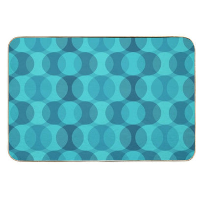 Retro Gradated Bubble Pattern 327  Absorbent Bath Mat