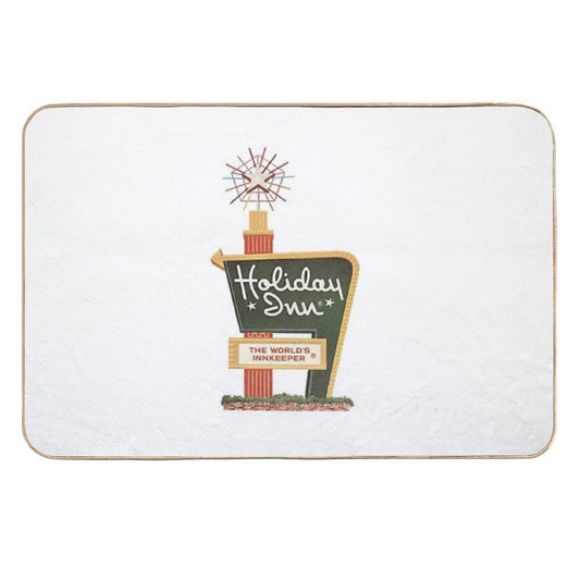 Iconic Holiday Inn Sign  Toxin-Free Bath Mat
