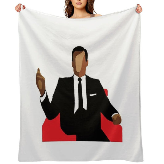 Mad Men Sustainable Throw Blanket
