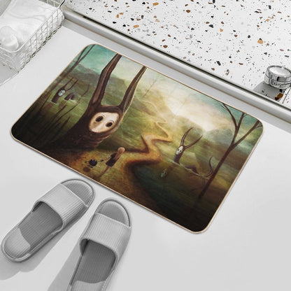 May We Pass by  Fade-Resistant Bath Mat