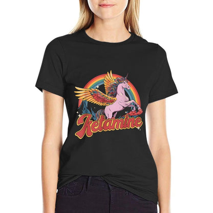 Humorous Ketamine Horse Emergency Funny Mental Health Lovers  Relaxed-fit T-Shirt