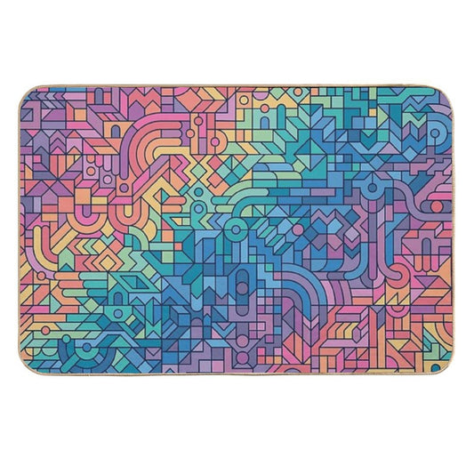 Colourful Chaos  Pet-Safe Bath Mat