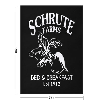 Schrute Farms Bed And Breakfast Machine-washable Throw Blanket