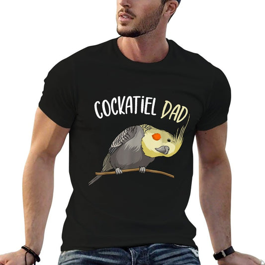 Cockatiel Dad Funny Bird Lover Men  Tagless Design T-Shirt