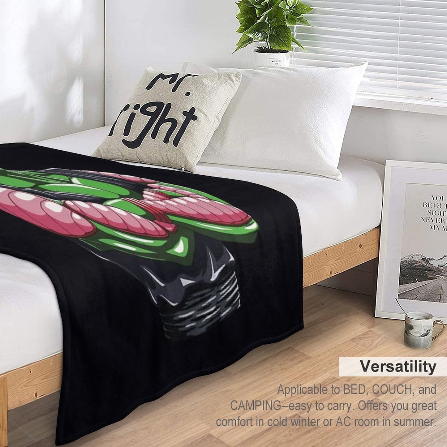 DBZ - Piccolo Sustainable Throw Blanket