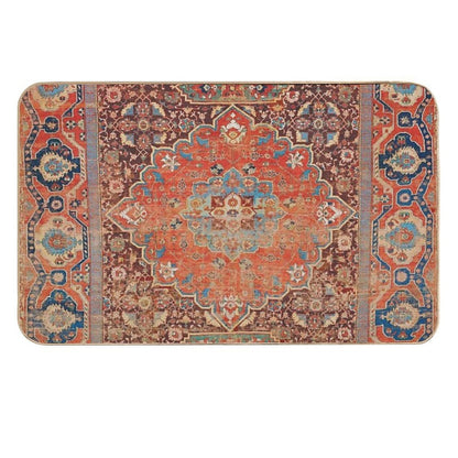 17th Century Persian Rug Print  Easy Maintenance Bath Mat