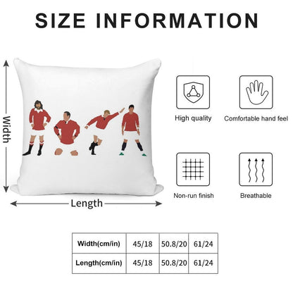 Manchester United Number 7 Design! Soft Style Accent Throw Pillow