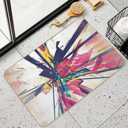 Abstract Geometry  Absorbent Bath Mat