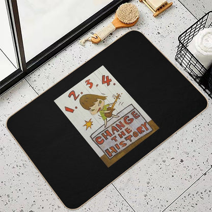 Birthday Gift Yoshitomo Nara  Repositionable Bath Mat