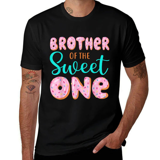Brother of The Sweet One First Birthday Matching Family  Tagless Design T-Shirt