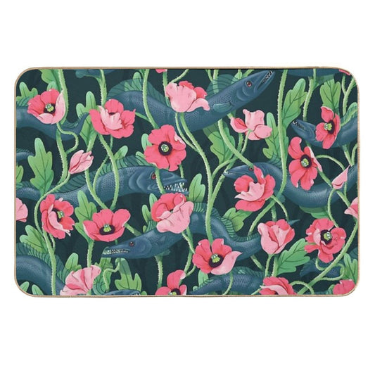 Barracuda - Midnight  Versatile Bath Mat