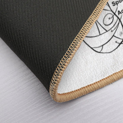 Footwork of Recovery  Absorbent Bath Mat