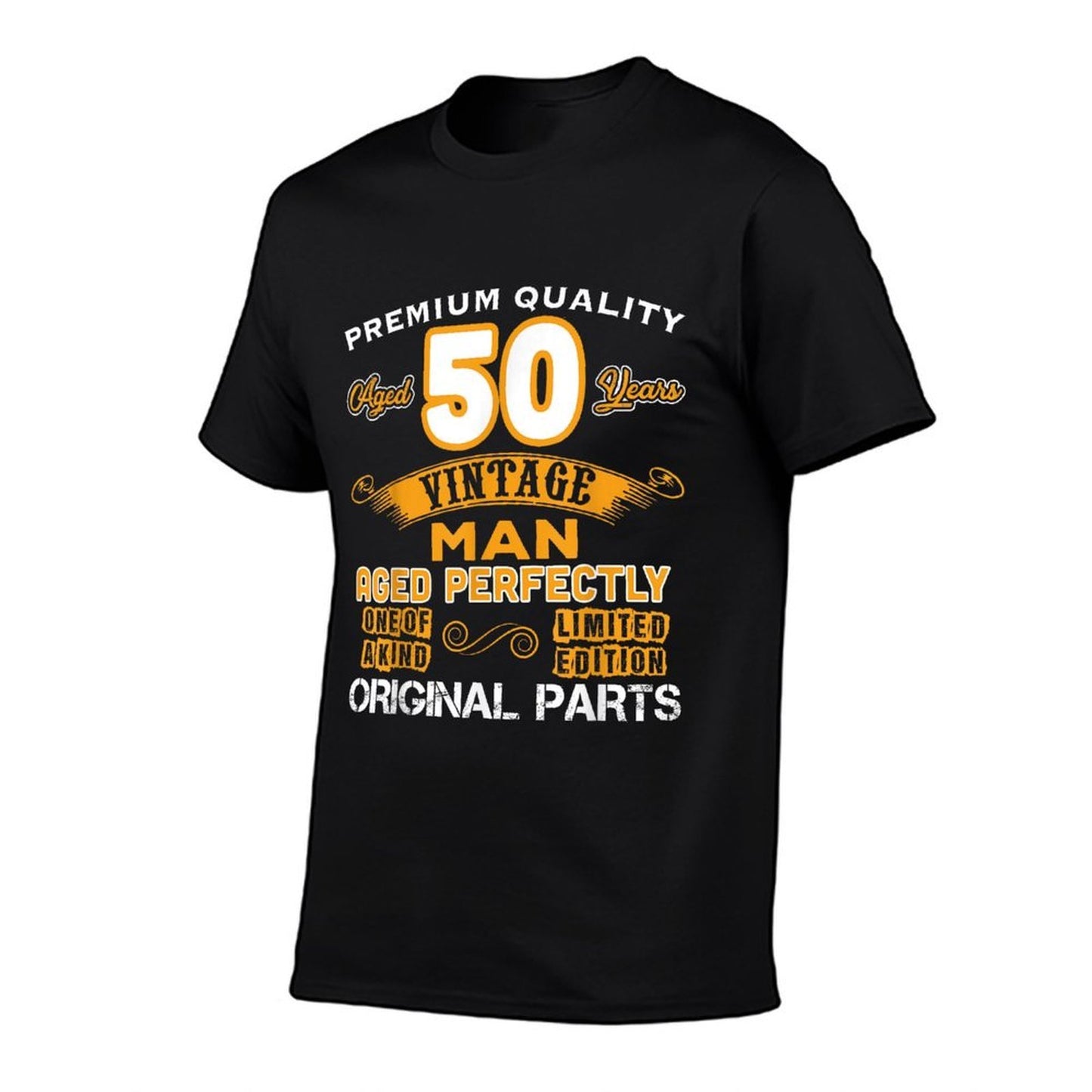 Funny Party 50th Vintage Man Birthday Gift For All  Slim-fit Cut T-Shirt
