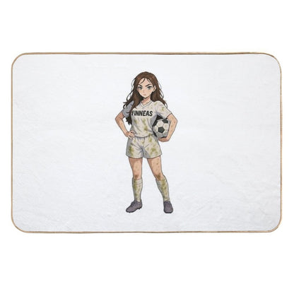 Fan Made FINNEAS Cleats Merch (Transparent Backround)  Toxin-Free Bath Mat