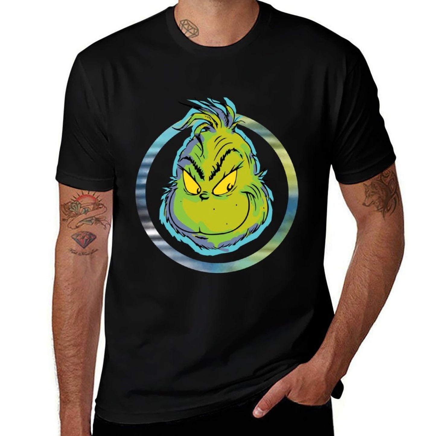 Dr. Seuss Watercolor Grinch  Quick-drying T-Shirt