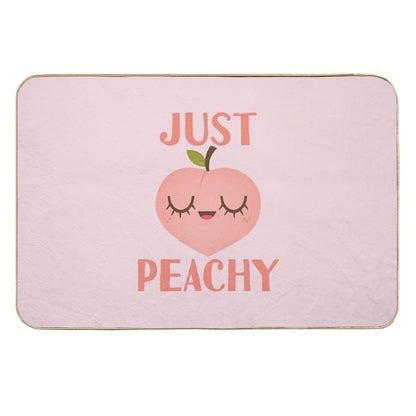 Just Peachy  Easy Maintenance Bath Mat