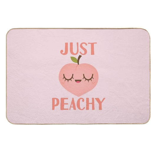 Just Peachy  Easy Maintenance Bath Mat