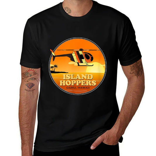 Island Hoppers Classic 80s TV  Cotton T-Shirt