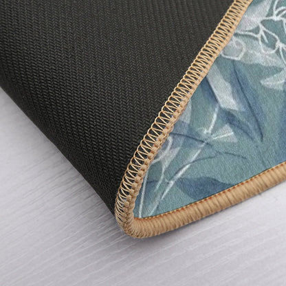 Minimalist Jungle Leaves Art  Versatile Bath Mat