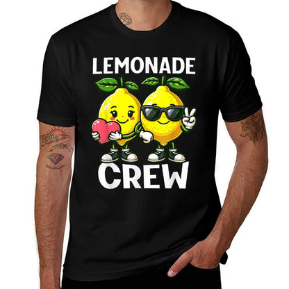Lemon Stand Funny Lemonade Entrepreneur for Boys Girls Crew  Tagless Design T-Shirt