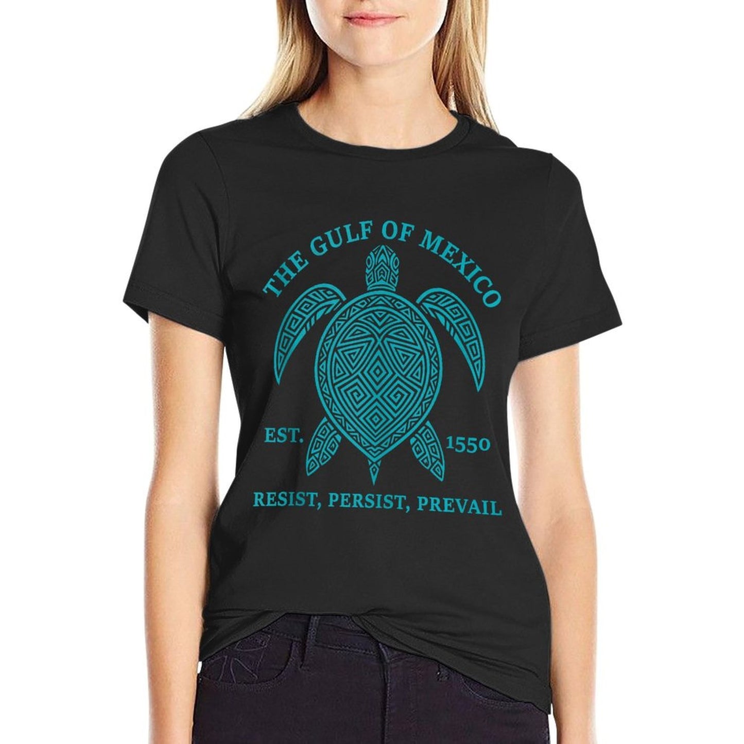 Stay The Gulf of Mexico Be Salty And Resist Turtle  Graphic-printed T-Shirt