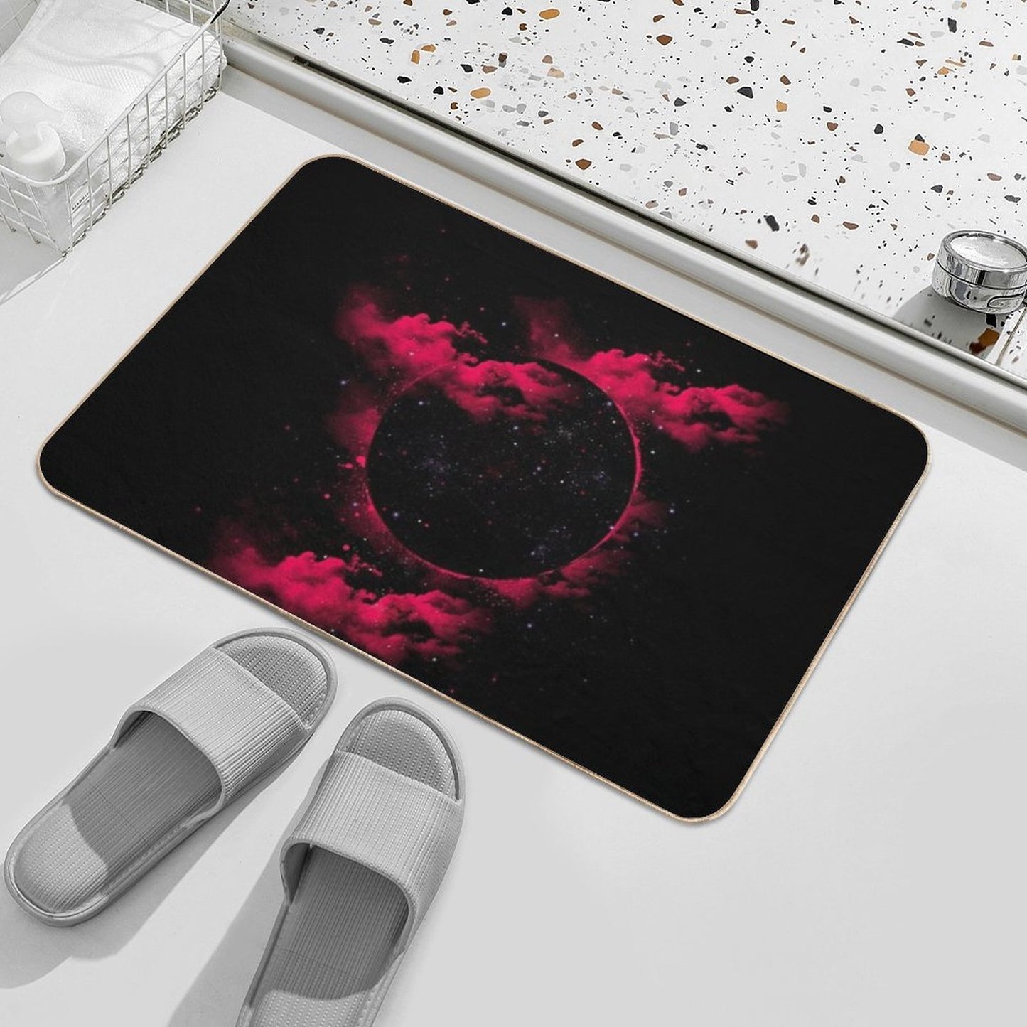 Black Hole  Multi-Purpose Bath Mat