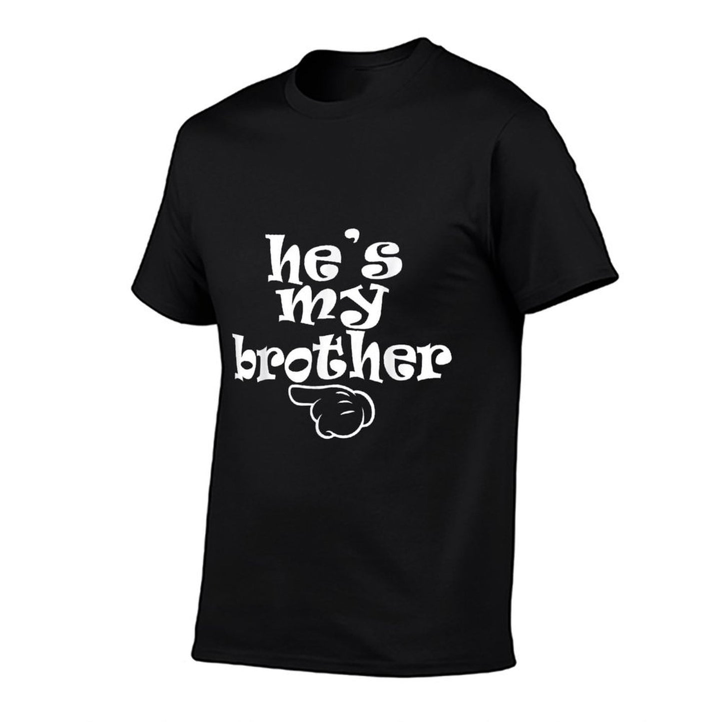 He's My Brother Funny Matching Costume for Sister  Moisture-wicking T-Shirt