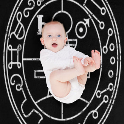 Secret Seal of Solomon Protective Magic Sustainable Throw Blanket