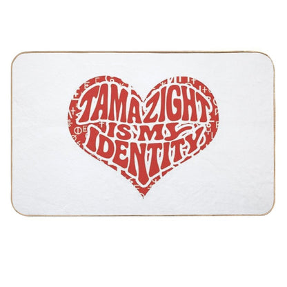 Tamazight Is My Identity  Absorbent Bath Mat