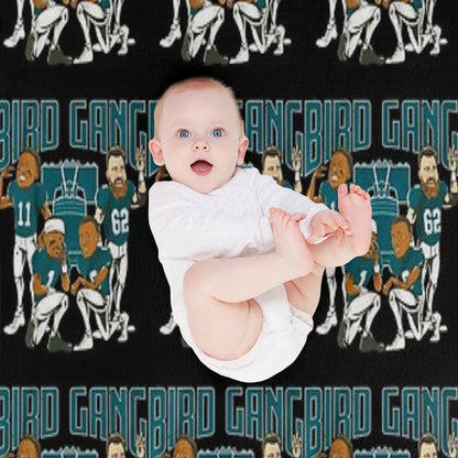 BIRD GANG PHILADELPHIA EAGLES SUPER BOWL CHAMPIONS 2023 Multi-functional Throw Blanket