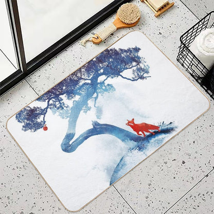 The Last Apple Tree  Easy Maintenance Bath Mat