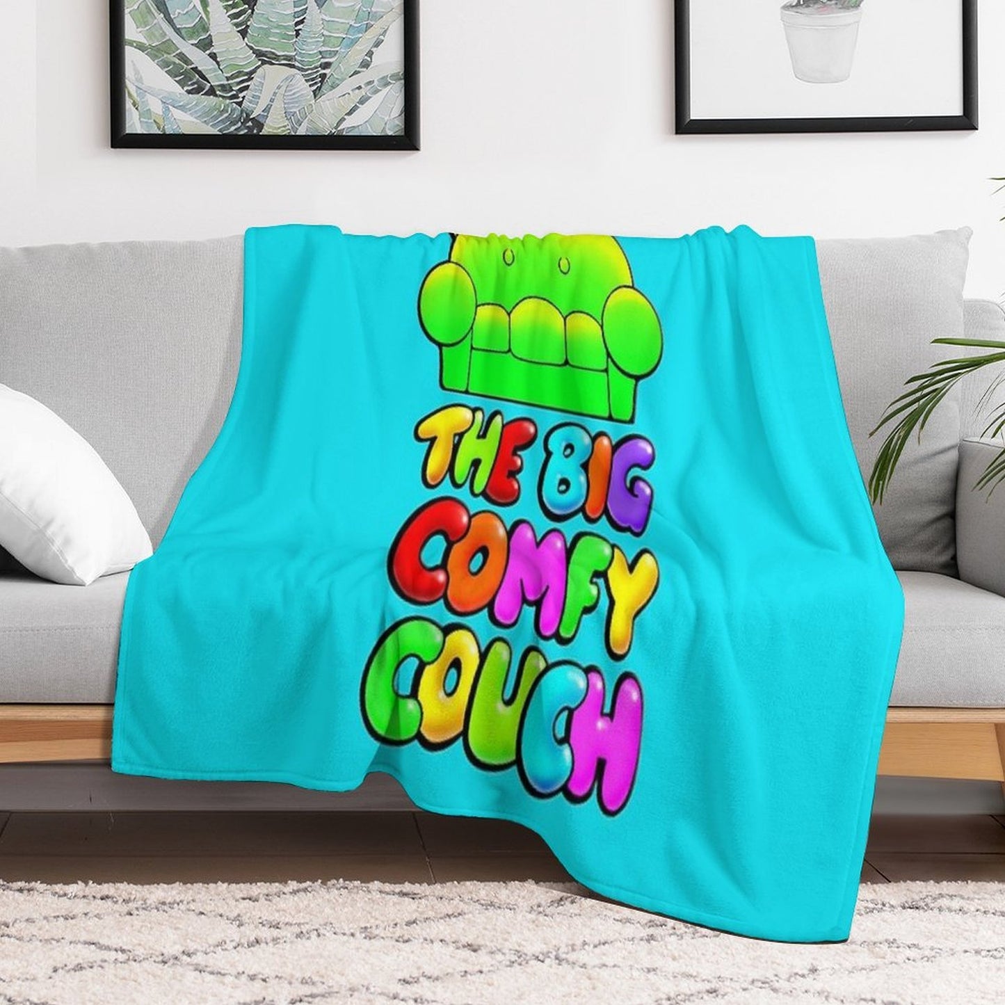 The Big Comfy Couch Travel-friendly Throw Blanket