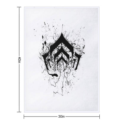 Warframe Logo Plush Throw Blanket