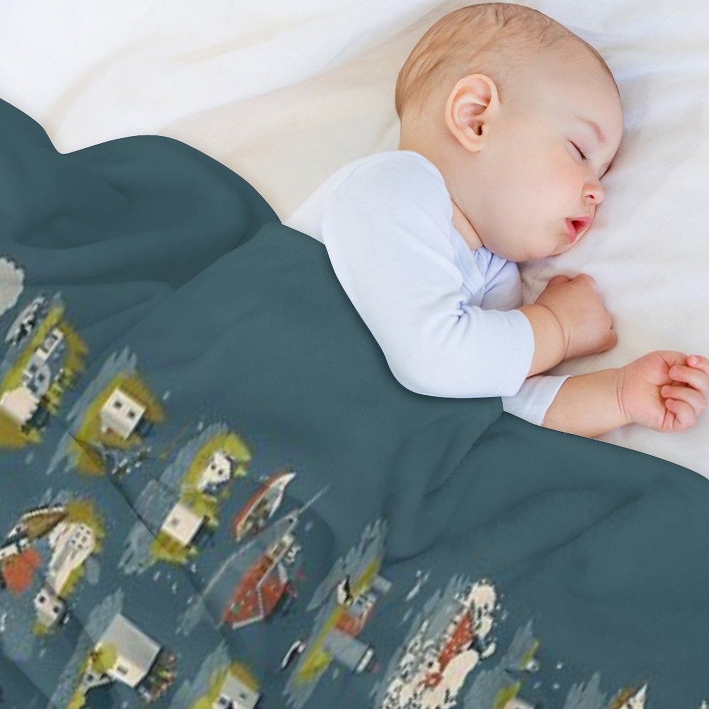 Lighthouses of Maine Gift-ready Throw Blanket