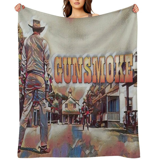 Gunsmoke Lightweight Throw Blanket