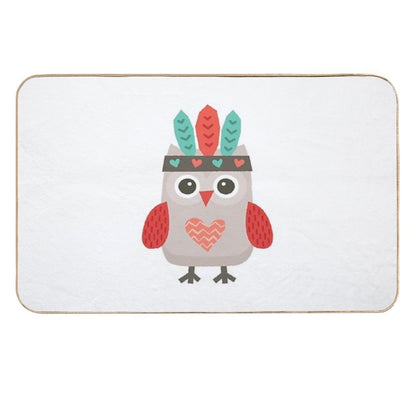 Hipster Owlet  Pet-Safe Bath Mat