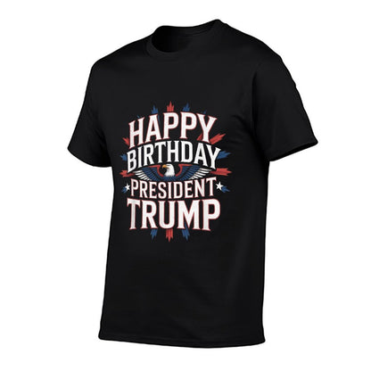 Happy Birthday President Trump - Trump Birthday Parade  Moisture-wicking T-Shirt