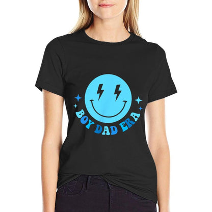 Groovy In My Boy Dad Era For Funny Day 2 Sided  Soft T-Shirt