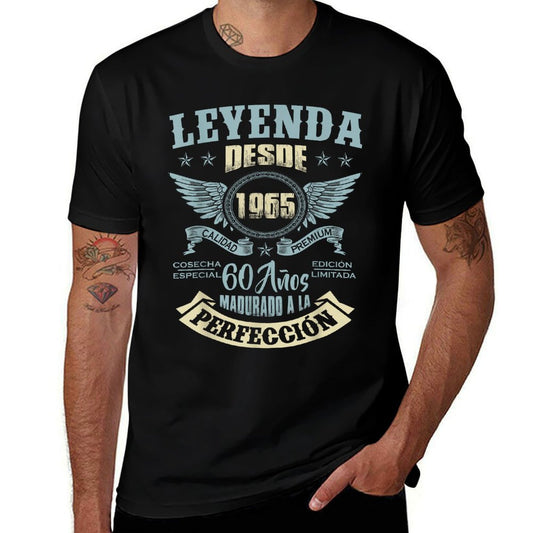Legend Since 1965 Spanish Cumpleaños 60th Birthday Español  Durable T-Shirt