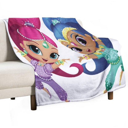 Shimmer And Shine Pillow Lightweight Throw Blanket