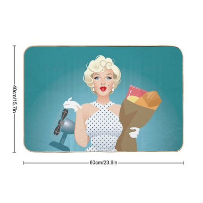 The Girl  Absorbent Bath Mat