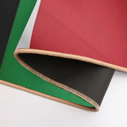 Italian Flag Ducati Badge  Non-Slip Bath Mat