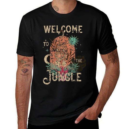 Jungle Tiger Welcome To Our Jungle Tiger Lover Hiking  Versatile T-Shirt