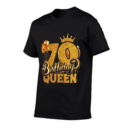 Birthday Queen 70 Year Old 70th Birthday It's My 70th Bday  Quick-drying T-Shirt