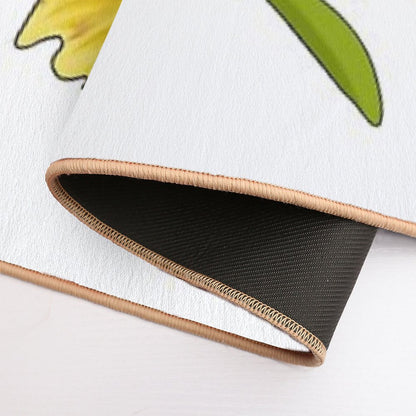 Digital Sun Flower Bunch  Long-Lasting Bath Mat