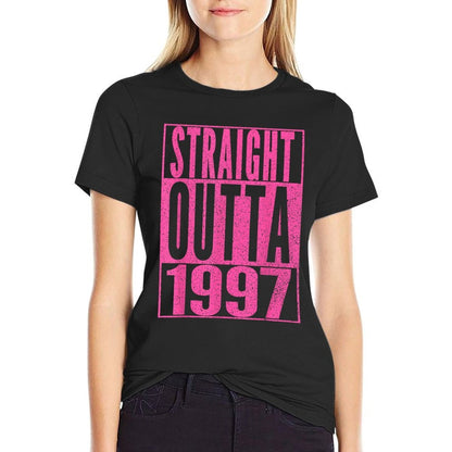 STRAIGHT OUTTA 1997 21 Years Old 21St Birthday Gift  Relaxed-fit T-Shirt