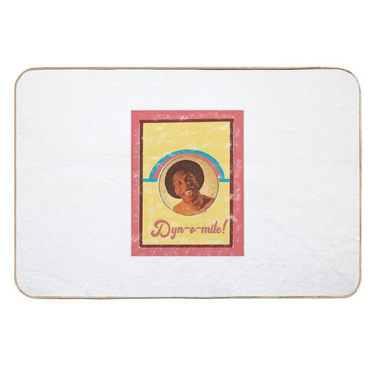 Vintage Retro T-ShirtJJ Dynomite Retro Tv Show  Non-Slip Bath Mat