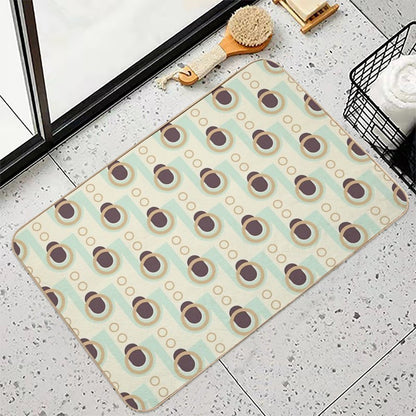 Abstract Geometric Art Pattern  Anti-Trip Bath Mat