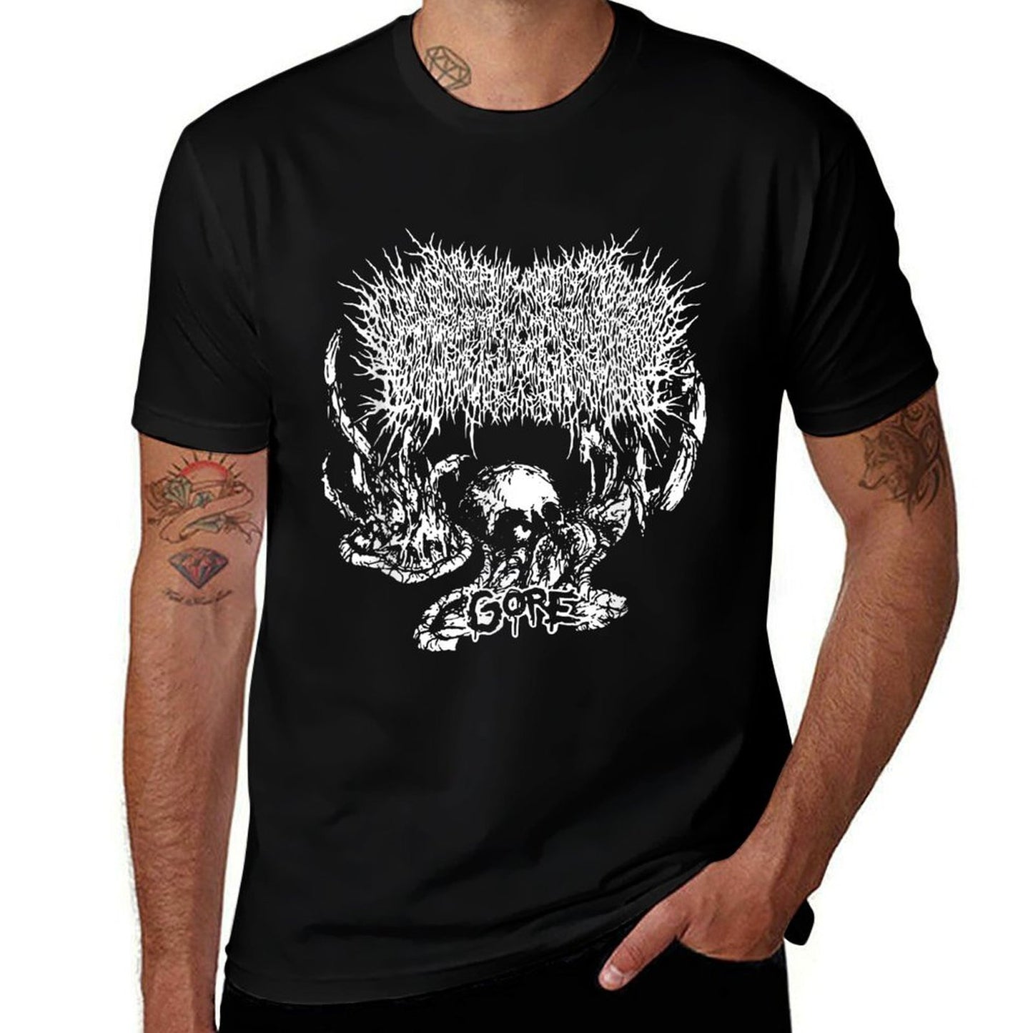 Xavlegbmaofffassssitimiwoamndutroabcwapwaeiippohfffx Black Modern Classic Unisex  Relaxed-fit T-Shirt