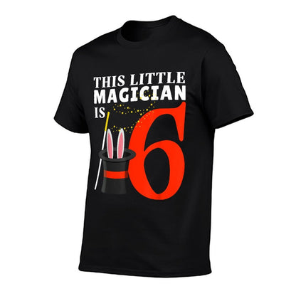 This Little Magician Is 6 Six Year 6th Birthday Party Magic  Eco-friendly Material T-Shirt
